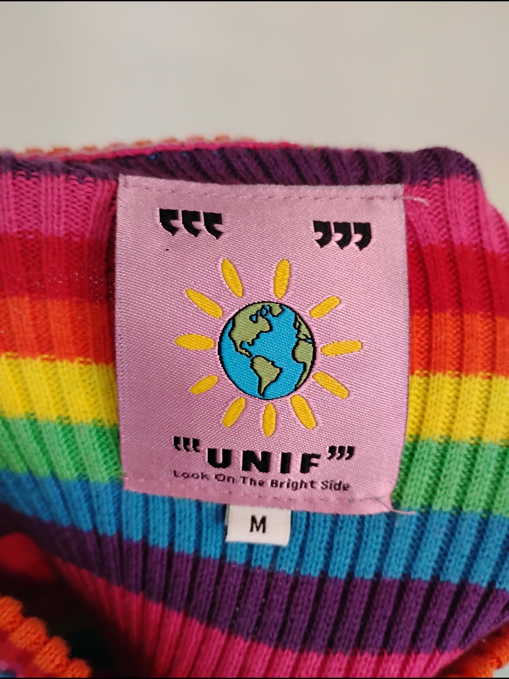 UNIF Rainbow Knit Top - Picture 4 of 7